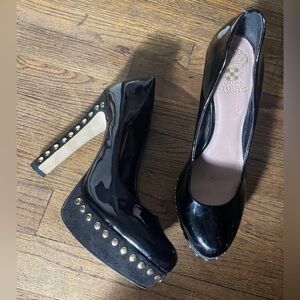 Vince Camuto Heels Studded Black